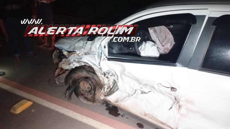 URGENTE – Motociclista sofre múltiplas fraturas após colisão com carro próximo ao aeroporto de Rolim de Moura 