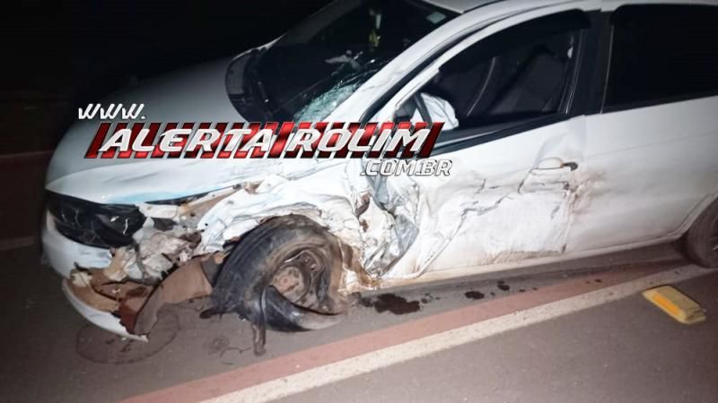 URGENTE – Motociclista sofre múltiplas fraturas após colisão com carro próximo ao aeroporto de Rolim de Moura 