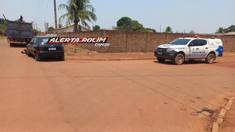 Acidente de trânsito envolvendo dois veículos foi registrado no bairro Cidade Alta em Rolim de Moura Acidente de trânsito envolvendo dois veículos foi registrado no bairro Cidade Alta em Rolim de Moura