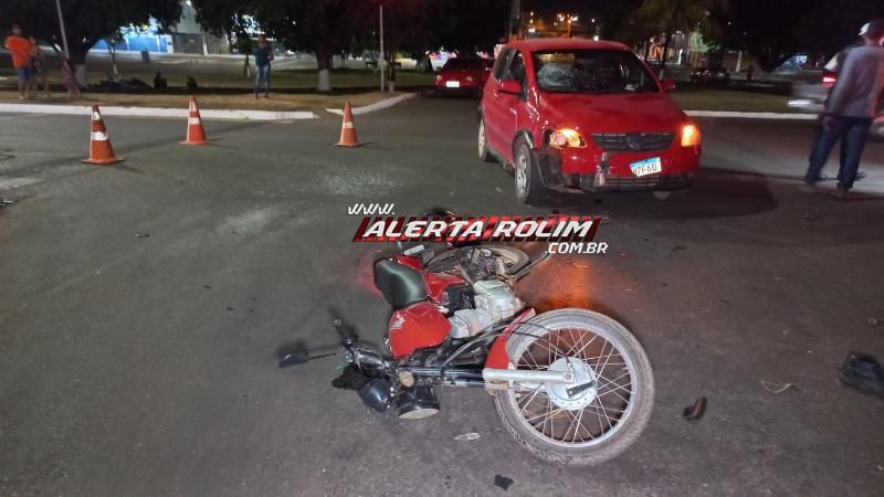 Acidente de trânsito na noite de quarta-feira deixou um ferido em Rolim de Moura Acidente de trânsito na noite de quarta-feira deixou um ferido em Rolim de Moura