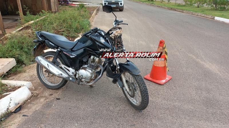 Adolescente conduzindo moto ficou ferido após colisão com carro em Rolim de Moura Adolescente conduzindo moto ficou ferido após colisão com carro em Rolim de Moura