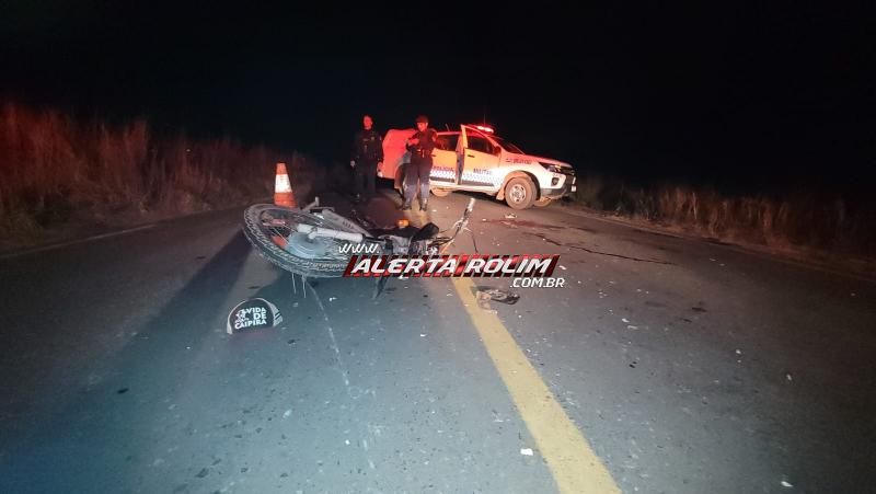 Grave acidente de trânsito foi registrado na RO 383 entre Rolim de Moura e Santa Luzia do Oeste