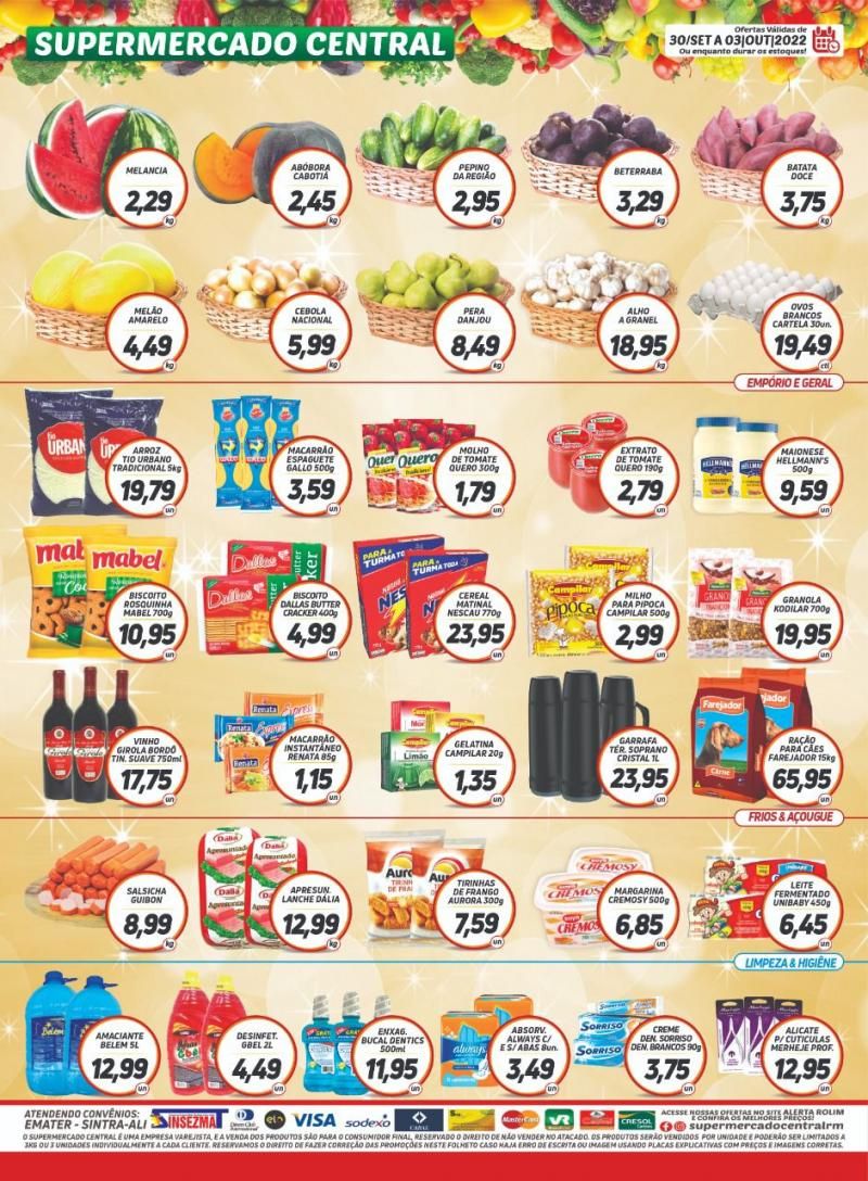 Ofertas Supermercado Central de Rolim de Moura Ofertas Supermercado Central de Rolim de Moura