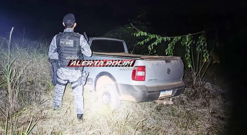 PATAMO localiza carro poucas horas após veículo ser roubado por criminosos armados em Rolim de Moura PATAMO localiza carro poucas horas após veículo ser roubado por criminosos armados em Rolim de Moura