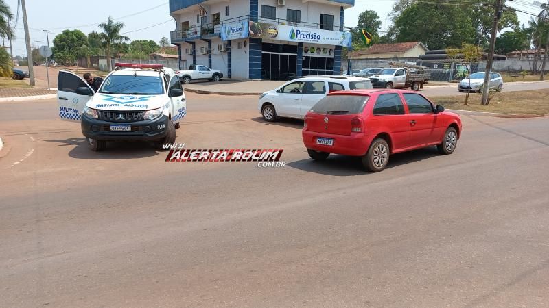 PM registrou colisão entre dois carros neste sábado em Rolim de Moura PM registrou colisão entre dois carros neste sábado em Rolim de Moura