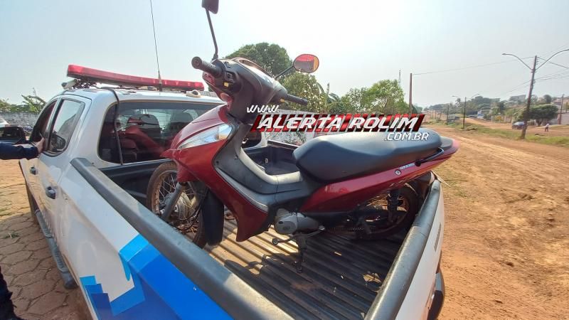 Polícia Militar recuperou moto que foi roubada na última quarta-feira em Rolim de Moura Polícia Militar recuperou moto que foi roubada na última quarta-feira em Rolim de Moura