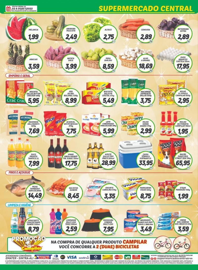 Promoção Supermercado Central em Rolim de Moura Promoção Supermercado Central em Rolim de Moura