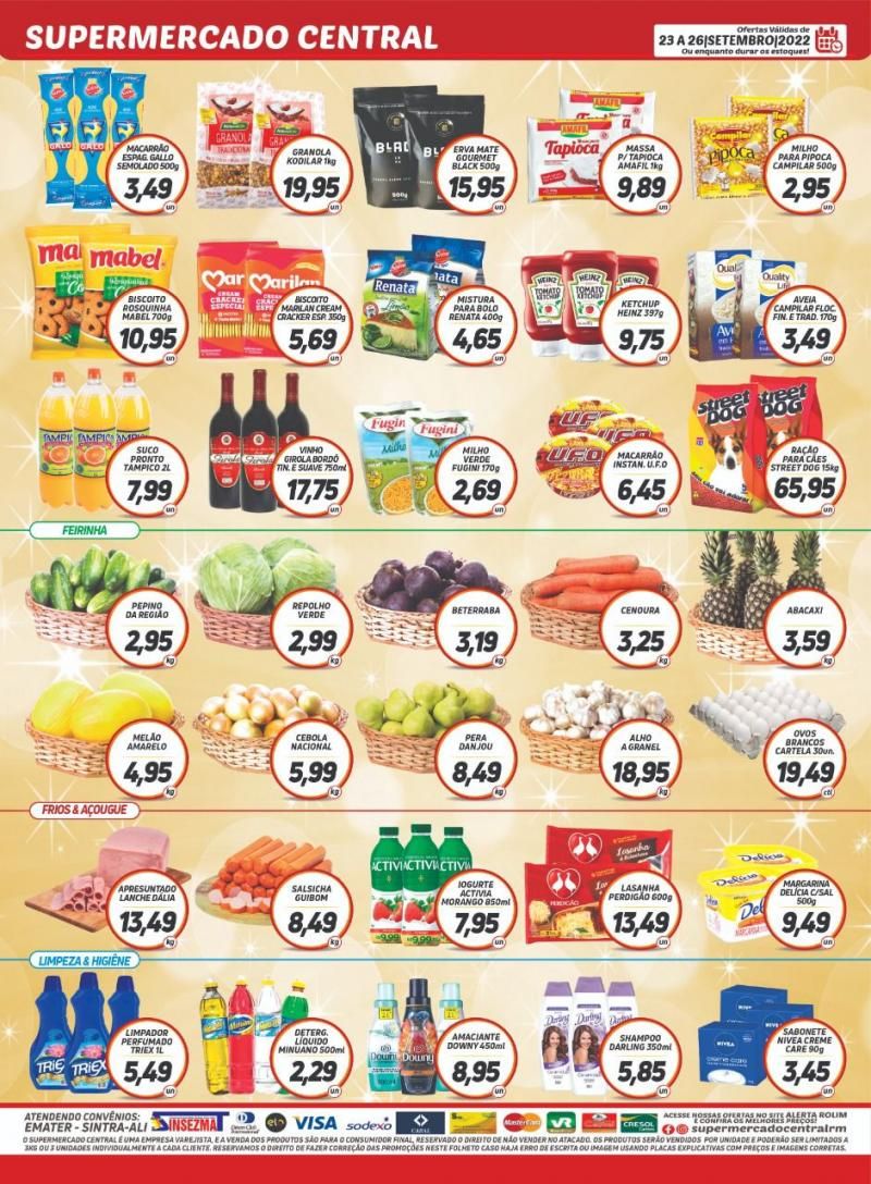 Promoção Supermercado Central, em Rolim de Moura Promoção Supermercado Central, em Rolim de Moura