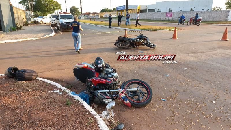 Quarto acidente do dia envolveu duas motos e ocorreu no bairro Planalto em Rolim de Moura Quarto acidente do dia envolveu duas motos e ocorreu no bairro Planalto em Rolim de Moura