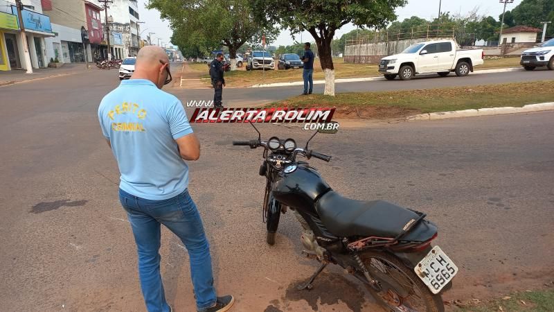 Quinto acidente do dia envolveu duas motos e deixou dois feridos em Rolim de Moura Quinto acidente do dia envolveu duas motos e deixou dois feridos em Rolim de Moura