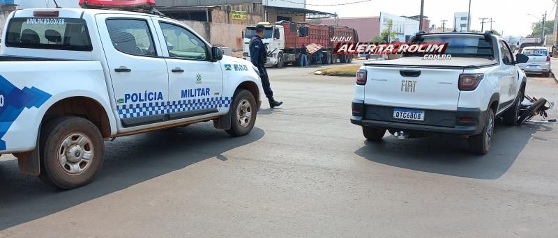 Segunda-feira registrou acidente de trânsito com duas vítimas em Rolim de Moura Segunda-feira registrou acidente de trânsito com duas vítimas em Rolim de Moura