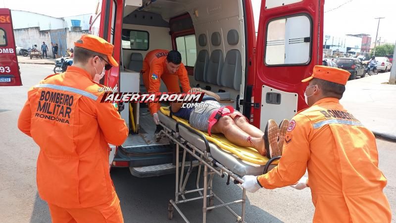 Segunda-feira registrou acidente de trânsito com duas vítimas em Rolim de Moura Segunda-feira registrou acidente de trânsito com duas vítimas em Rolim de Moura
