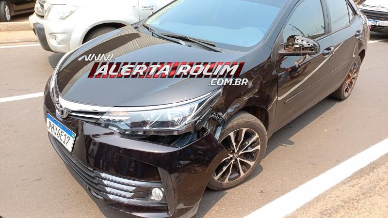 Segundo acidente do dia envolveu carro e moto e deixou uma pessoa ferida em Rolim de Moura Segundo acidente do dia envolveu carro e moto e deixou uma pessoa ferida em Rolim de Moura