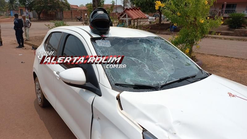 Terceiro acidente de trânsito do dia também deixou uma pessoa ferida em Rolim de Moura Terceiro acidente de trânsito do dia também deixou uma pessoa ferida em Rolim de Moura