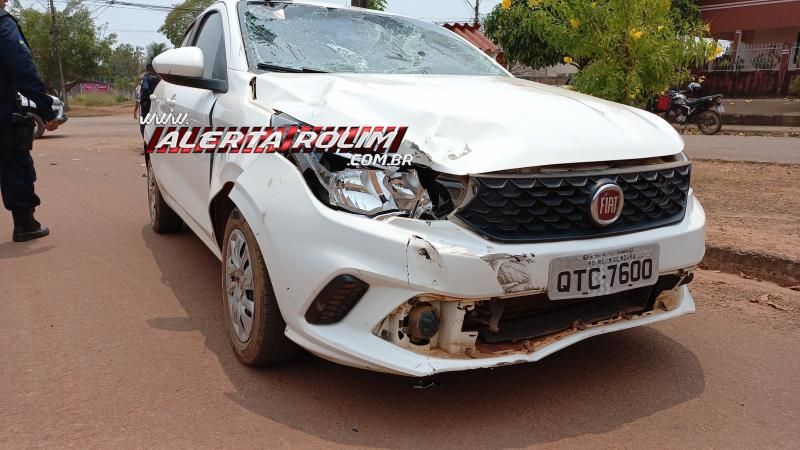 Terceiro acidente de trânsito do dia também deixou uma pessoa ferida em Rolim de Moura Terceiro acidente de trânsito do dia também deixou uma pessoa ferida em Rolim de Moura