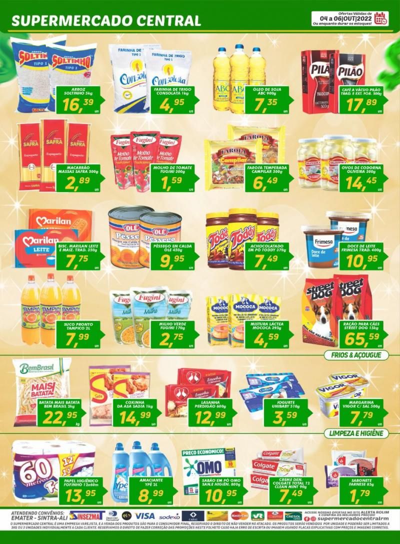Ofertas do Supermercado Central de Rolim de Moura Ofertas do Supermercado Central de Rolim de Moura