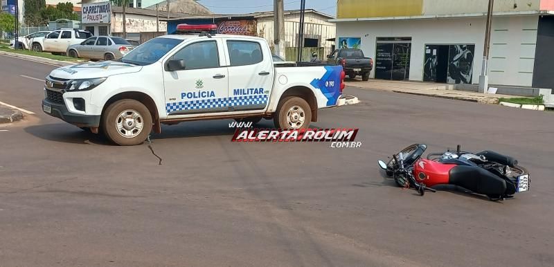 PM registrou colisão entre duas motos nesta manhã em Rolim de Moura PM registrou colisão entre duas motos nesta manhã em Rolim de Moura