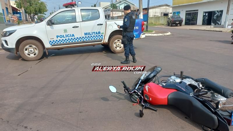 PM registrou colisão entre duas motos nesta manhã em Rolim de Moura PM registrou colisão entre duas motos nesta manhã em Rolim de Moura