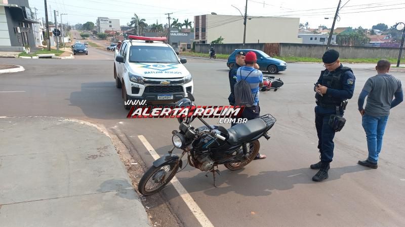 PM registrou colisão entre duas motos nesta manhã em Rolim de Moura PM registrou colisão entre duas motos nesta manhã em Rolim de Moura