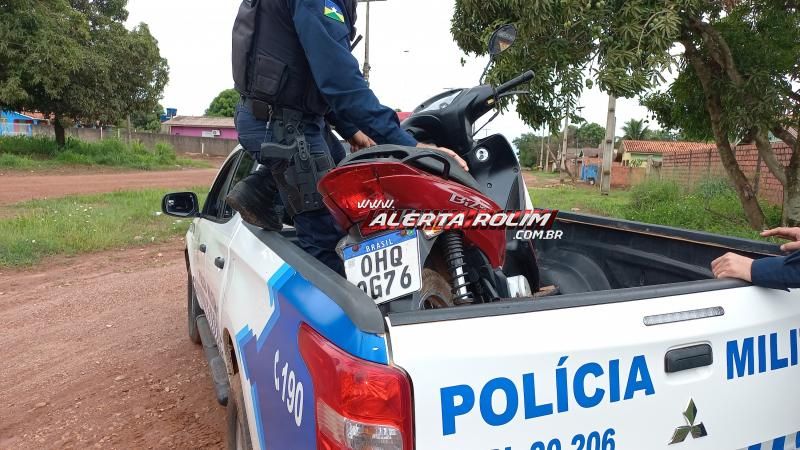 Polícia Militar recuperou Biz que foi roubada na madrugada de ontem em Rolim de Moura Polícia Militar recuperou Biz que foi roubada na madrugada de ontem em Rolim de Moura