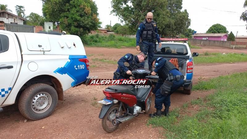 Polícia Militar recuperou Biz que foi roubada na madrugada de ontem em Rolim de Moura Polícia Militar recuperou Biz que foi roubada na madrugada de ontem em Rolim de Moura