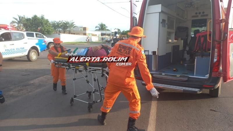 Acidente de trânsito envolvendo carro e moto deixou uma pessoa ferida nesta tarde em Rolim de Moura Acidente de trânsito envolvendo carro e moto deixou uma pessoa ferida nesta tarde em Rolim de Moura