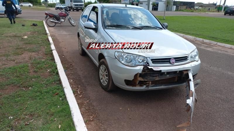 Acidente envolvendo carro e moto foi registrado nesta manhã em Rolim de Moura Acidente envolvendo carro e moto foi registrado nesta manhã em Rolim de Moura