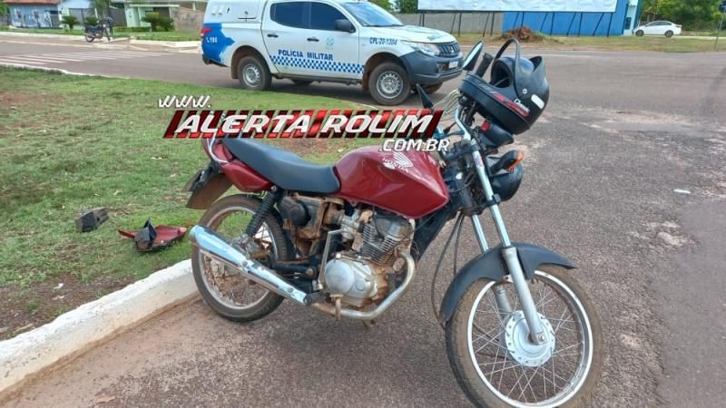Acidente envolvendo carro e moto foi registrado nesta manhã em Rolim de Moura Acidente envolvendo carro e moto foi registrado nesta manhã em Rolim de Moura
