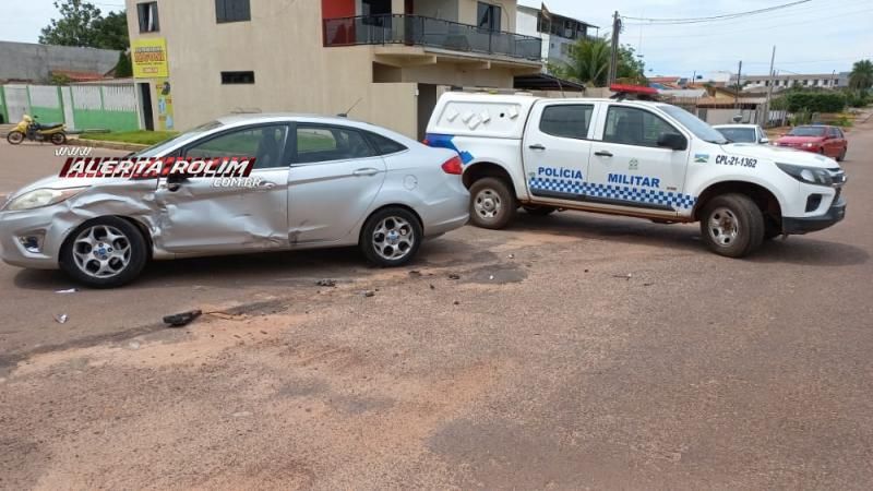 Colisão entre dois carros foi registrada nesta tarde em Rolim de Moura Colisão entre dois carros foi registrada nesta tarde em Rolim de Moura