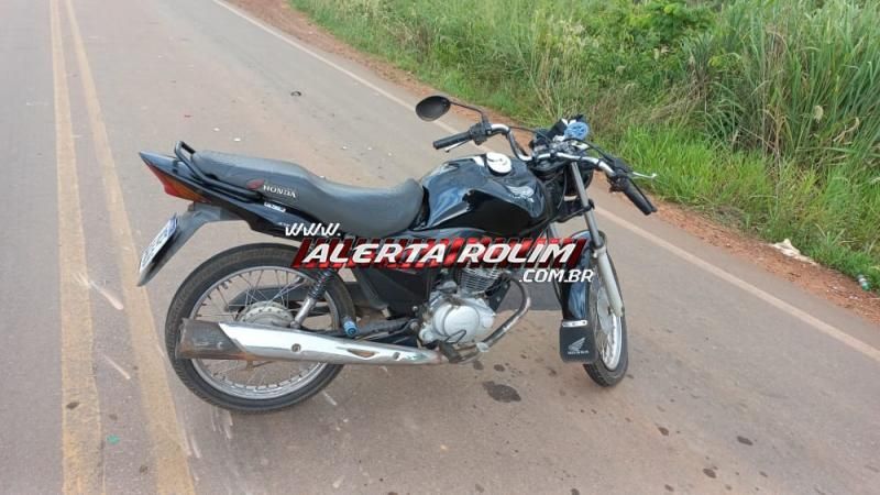 Colisão traseira deixou motociclista ferido nesta manhã em Rolim de Moura Colisão traseira deixou motociclista ferido nesta manhã em Rolim de Moura