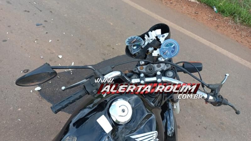 Colisão traseira deixou motociclista ferido nesta manhã em Rolim de Moura Colisão traseira deixou motociclista ferido nesta manhã em Rolim de Moura