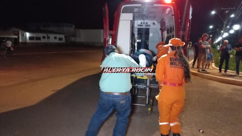 Grave acidente de trânsito foi registrado na noite de sexta-feira em Rolim de Moura Grave acidente de trânsito foi registrado na noite de sexta-feira em Rolim de Moura