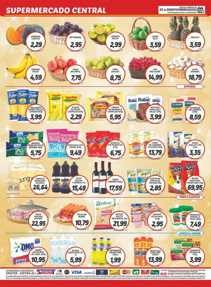 Promoção Supermercado Central, em Rolim de Moura Promoção Supermercado Central, em Rolim de Moura