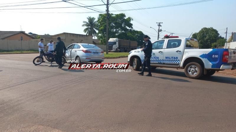 Segundo acidente de trânsito do dia também deixou uma pessoa ferida em Rolim de Moura Segundo acidente de trânsito do dia também deixou uma pessoa ferida em Rolim de Moura