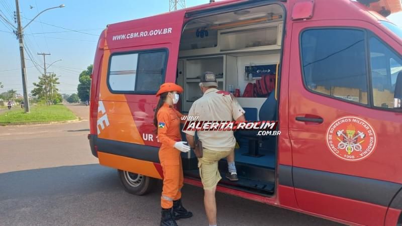 Segundo acidente de trânsito do dia também deixou uma pessoa ferida em Rolim de Moura Segundo acidente de trânsito do dia também deixou uma pessoa ferida em Rolim de Moura