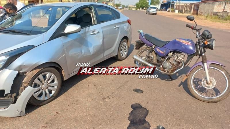 Segundo acidente de trânsito do dia também deixou uma pessoa ferida em Rolim de Moura Segundo acidente de trânsito do dia também deixou uma pessoa ferida em Rolim de Moura