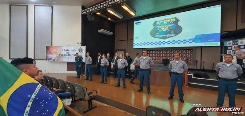 Solenidade alusiva aos 47 anos da PMRO foi realizada pelo 10º Batalhão de Polícia Militar em Rolim de Moura Solenidade alusiva aos 47 anos da PMRO foi realizada pelo 10º Batalhão de Polícia Militar em Rolim de Moura