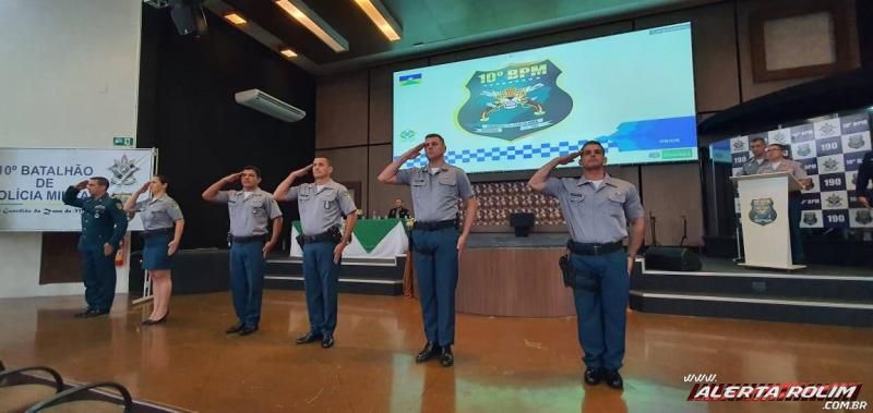 Solenidade alusiva aos 47 anos da PMRO foi realizada pelo 10º Batalhão de Polícia Militar em Rolim de Moura Solenidade alusiva aos 47 anos da PMRO foi realizada pelo 10º Batalhão de Polícia Militar em Rolim de Moura