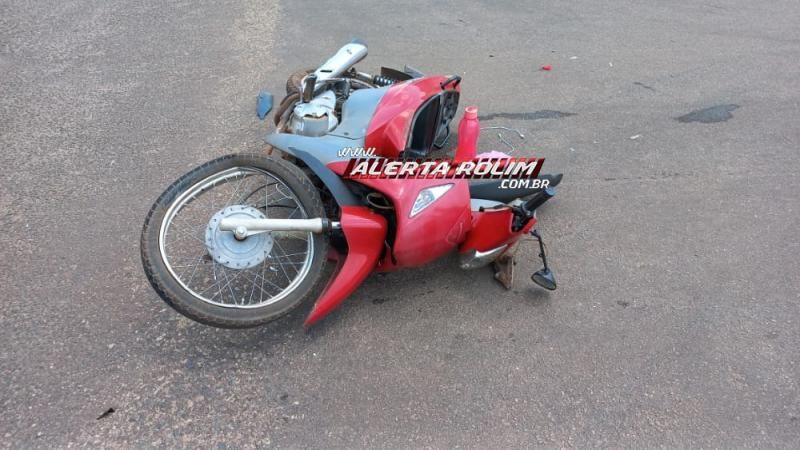 Terceiro acidente de trânsito desta terça-feira deixou condutora de moto ferida em Rolim de Moura Terceiro acidente de trânsito desta terça-feira deixou condutora de moto ferida em Rolim de Moura