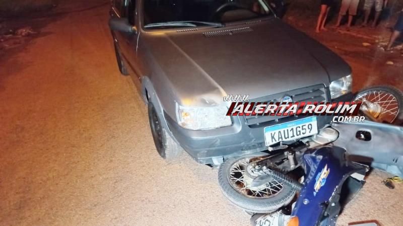 Trafegando na contramão, motorista com sinais de embriaguez atingiu condutora de moto na noite quinta-feira em Rolim de Moura Trafegando na contramão, motorista com sinais de embriaguez atingiu condutora de moto na noite quinta-feira em Rolim de Moura