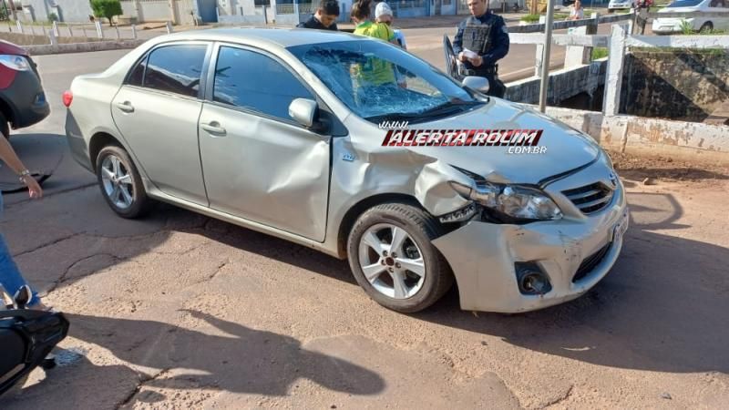 Acidente de trânsito deixou ocupantes de moto feridas nesta tarde em Rolim de Moura Acidente de trânsito deixou ocupantes de moto feridas nesta tarde em Rolim de Moura