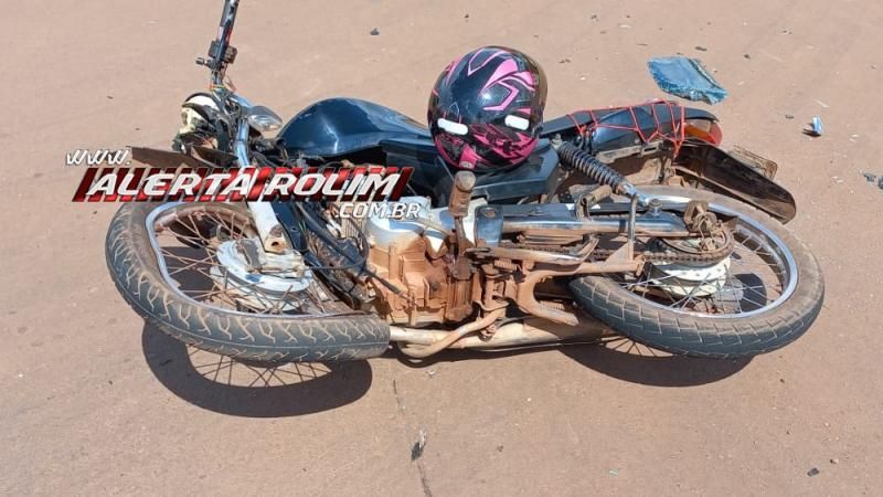 Colisão entre carro e moto no bairro Planalto deixou uma pessoa ferida nesta tarde em Rolim de Moura Colisão entre carro e moto no bairro Planalto deixou uma pessoa ferida nesta tarde em Rolim de Moura