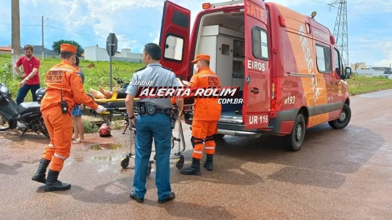 Colisão entre duas motos foi registrada no Jequitibá nesta tarde em Rolim de Moura Colisão entre duas motos foi registrada no Jequitibá nesta tarde em Rolim de Moura