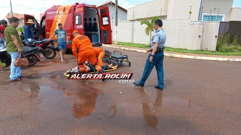 Colisão entre duas motos foi registrada no Jequitibá nesta tarde em Rolim de Moura Colisão entre duas motos foi registrada no Jequitibá nesta tarde em Rolim de Moura