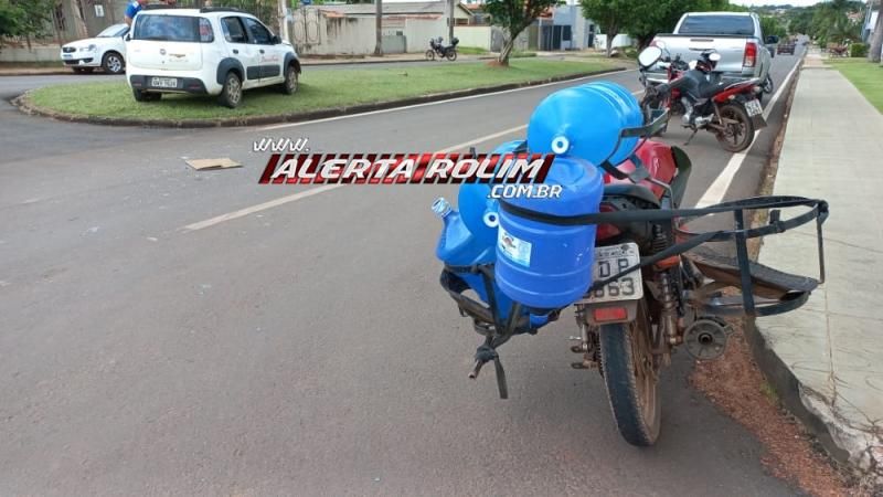 Segundo acidente de trânsito do dia deixou entregador de água ferido em Rolim de Moura Segundo acidente de trânsito do dia deixou entregador de água ferido em Rolim de Moura
