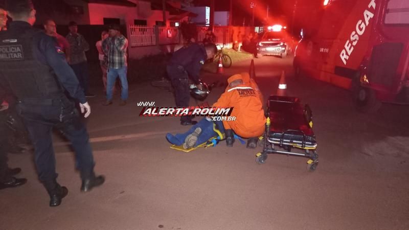 Acidente de trânsito no bairro Cidade Alta resultou em um ferido na noite de sexta-feira em Rolim de Moura Acidente de trânsito no bairro Cidade Alta resultou em um ferido na noite de sexta-feira em Rolim de Moura
