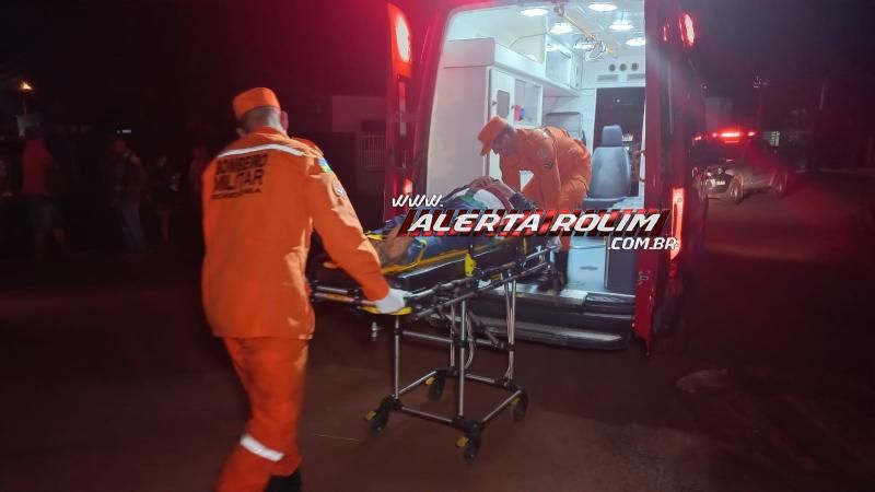 Acidente de trânsito no bairro Cidade Alta resultou em um ferido na noite de sexta-feira em Rolim de Moura Acidente de trânsito no bairro Cidade Alta resultou em um ferido na noite de sexta-feira em Rolim de Moura
