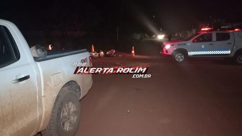Acidente de trânsito no bairro Cidade Alta resultou em um ferido na noite de sexta-feira em Rolim de Moura Acidente de trânsito no bairro Cidade Alta resultou em um ferido na noite de sexta-feira em Rolim de Moura