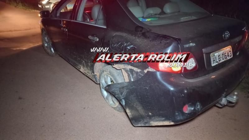 Acidente na noite de ontem envolveu carro e moto no bairro Cidade Alta em Rolim de Moura Acidente na noite de ontem envolveu carro e moto no bairro Cidade Alta em Rolim de Moura