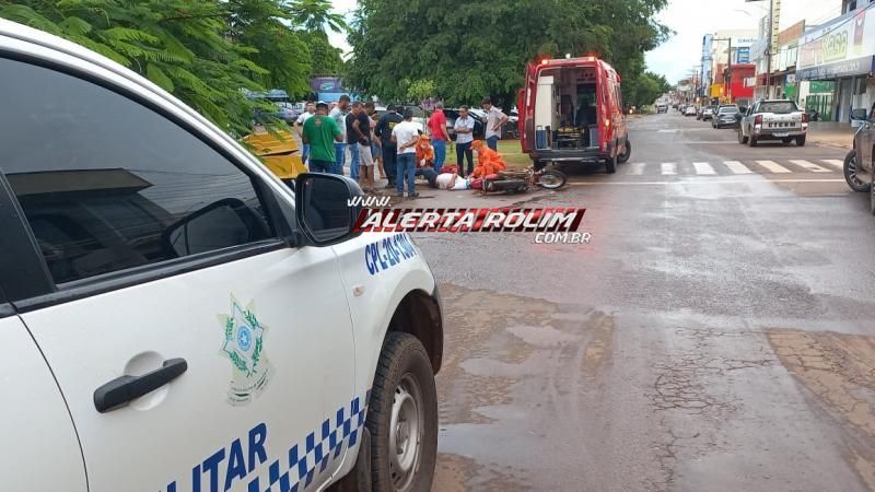 Colisão traseira foi registrada nesta tarde em Rolim de Moura Colisão traseira foi registrada nesta tarde em Rolim de Moura